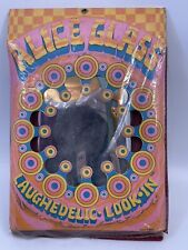 Vintage Alice Glass Laughadelic Trippy LSD Optical Illusion Mirror 1968 RARE picture