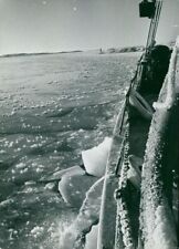Käringön. Ice covered sea from boat - Vintage Photograph 2035458 picture