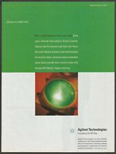 AGILENT TECHNOLOGIES Healthcare Equipment and Services- 2000  Print Ad picture