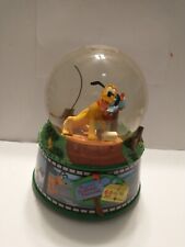 Disney's Pluto's Surprise Package 60th Year Waterglobe.In Mint Condition. Rare. picture