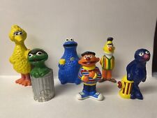 Vintage Ceramic Sesame Street Figurines BIG BIRD OSCAR BERT ERNIE GROVER COOKIE picture