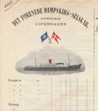 DENMARK-EGYPT Rare Maritime Insurance Policy for Cargo Copenhagen-Alex 1938 picture