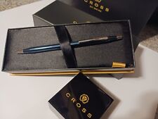 DISCONTINUED Cross Century Classic Titanium Blue Ballpoint Pen $200 NEW GIFT picture