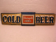 Vintage Rheingold Beer Sign 33 x 10 inches picture