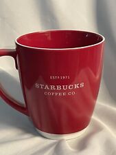 Starbucks Red Ceramic Coffee Mug 18oz picture