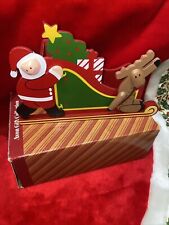 VINTAGE AVON GIFT COLLECTION SANTA’S SLED IN BOX, SEALED 10X6X3