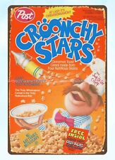 bedroom makeover ideas Croonchy Stars Vintage Cereal box art metal tin sign picture