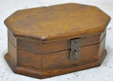 Vintage Wooden Small Storage Box Original Old Hand Crafted picture