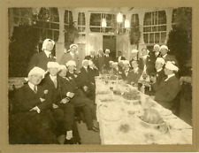 Merry Banquet, circa 1900 Vintage Silver Print.  17x24 Silver Print  picture