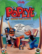 Bally Popeye Saves The Earth Pinball Flyer Brochure Original NOS 1994 Sailor Man picture