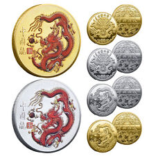 2024 Chinese Coins Dragon Gold Coin Collectible Commemorate Coin For New Year picture