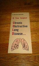 If You Suspect Chronic Obstructive Lung Disease Pamphlet Physicians Of SJ RARE picture