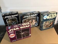 1977 STAR WARS jigsaw puzzles Han Solo Chewbacca C3PO R2D2 X-Wing Skywalker Ben picture