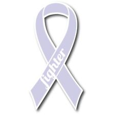 Magnet Me Up Periwinkle Esophageal and Stomach Cancer Fighter Ribbon Car Magnet picture