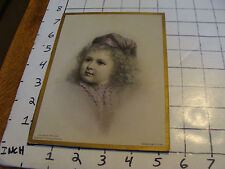 1884 RUMFORD CHEMICAL WORKS, girl pictures PROF. HORSFORD'S bread prepration picture