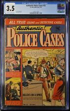 Authentic Police Cases #32 CGC VG- 3.5 Pre-Code Crime Matt Baker Cover picture