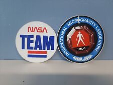 NASA Decals Lot Of 2 Microgravity And NASA Team picture