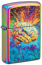 Zippo Psychedelic Brain Design Multi Color Windproof Lighter, 49787 picture