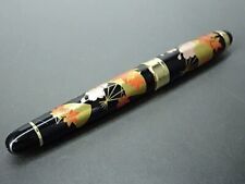Japanese Makie Lacquer Fountain Pen Nib/M Flower & Fun NWB picture