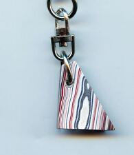 Fordite Keychain - 27.34mm x 20.55mm x 8.21mm    (2500) picture