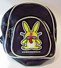Jim Benton Happy Bunny Mini Backpack Zipper - Black  - Used picture