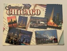 Greetings From Chicago Multi View Postcard Souvenir IL City picture