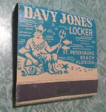 Rare Vintage Matchbook F1 Davy Jones locker St Petersburg Beach Florida feature picture