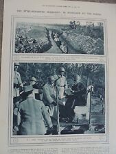 Photo article WW1 President Poincare of France visit trenches 1916 ref AL picture
