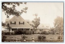 c1910s Walter Tutts Residence View Weathervane Barnstable MA RPPC Photo Postcard picture