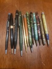 VINTAGE MECHANICAL PENCIL LOT OF 12 ~ Advertising  ~ assorted colors picture
