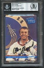 Alan Shepard #12 signed autograph 1991 Space Shots Moon Mars Card BAS Slabbed picture