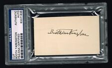 Booth Tarkington d. 1946 American Novelist signed autograph auto cut PSA Slabbed picture