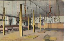 Vintage Hand Colored Gymnasium Postcard, 1913, Montreal, Quebec, Gym picture