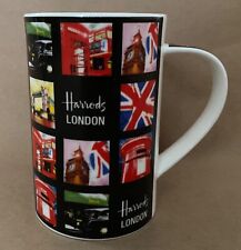 Harrods London Fine Bone China Mug Made In England Rare Collectible Cup picture