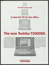 Toshiba T2000SX  Portable Computer - 1991 Vintage Print Ad picture