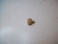 old style brass #41-44- #45-#46 brass fence screws unslotted a pair reproduction picture