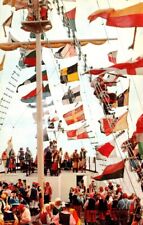 Tampa FL-Florida Gasparilla Pirate Festival Buccaneers On Ship Vintage Postcard picture