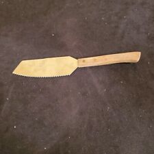 Stratford Iowa Grain/Supply Co-Op Two Side Serrated Knife Stainless Draw 16 picture