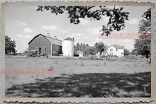 50s HUNTLEY MCHENRY KANE ILLINOIS HOUSE BARN FARM VINTAGE USA Photograph 8352 picture