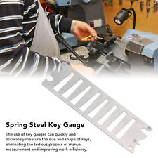 Key Decoder Spring Steel High Accuracy Portable Multi-function 8-in-1 Key Gauge picture