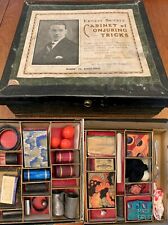 Antique Magic Set, Ernest Sewell, 2 Trays, Complete With Wand, 1930’s Cabinet picture