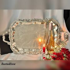 Silver Plated FB Rogers 1883 Tea Tray Coffee Service Lady Margaret Butlers Tray picture