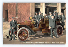 1910. MEMPHIS, TENN. FIRE INSURANCE PATROL. FIREMEN. POSTCARD ST7 picture