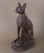 BASTET STATUE Goddess Of Protection Rare Ancient Egyptian Antiques Pharaonic BC picture