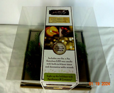 Christmas, Tabletop Wreath, Flameless LED light, 4hr timer, Apothecary Co. China picture