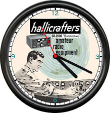 Hallicrafters Hurricane Amateur Radio Ham Equipment Tube Dealer Sign Wall Clock picture