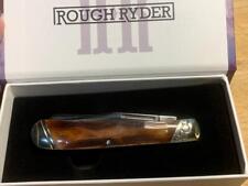 Rough Ryder High Plains Series Brown Sculpted Bone Trapper 4 1/8