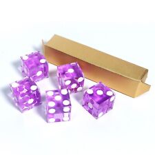 19mm Casino Craps Dice with Serial Numbers. RPG/Dice Stacking/Yahtzee Dice Games picture