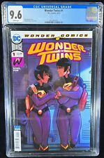 Wonder Twins #1 CGC 9.6 Wonder Comics, White Pages DC Universe picture