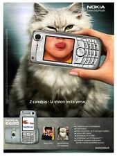 2005: Nokia 6680, 2 Camera: Double Sided Vision (Advertising, Advertising) picture